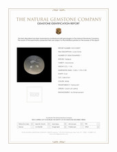 11.06 Ct. White Cabochon Moonstone from Ceylon (Sri Lanka) Scan Report