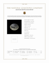 7.57 Ct. Cabochon Moonstone from Ceylon (Sri Lanka) Scan Report