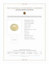 8.96 Ct. Cabochon Moonstone from Ceylon (Sri Lanka) Scan Report