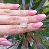 8.96 Ct. Cabochon Moonstone from Ceylon (Sri Lanka) Life Style