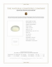 10.48 Ct. Cabochon Moonstone from Ceylon (Sri Lanka) Scan Report