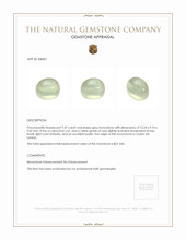 9.47 Ct. Cabochon Moonstone from Ceylon (Sri Lanka) Appraisal