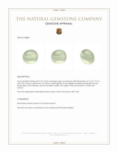 9.47 Ct. Cabochon Moonstone from Ceylon (Sri Lanka) Appraisal