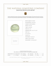 9.47 Ct. Cabochon Moonstone from Ceylon (Sri Lanka) Scan Report