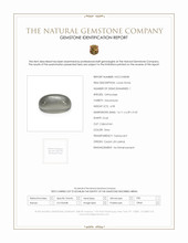 6.98 Ct. Grey Cabochon Moonstone from Ceylon (Sri Lanka) Scan Report