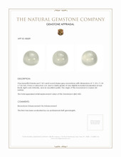 7.42 Ct. Grey Cabochon Moonstone from Ceylon (Sri Lanka) Appraisal