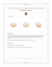 3.64 Ct. Cabochon Moonstone from Ceylon (Sri Lanka) Appraisal