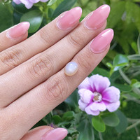 3.64 Ct. Cabochon Moonstone from Ceylon (Sri Lanka) Life Style