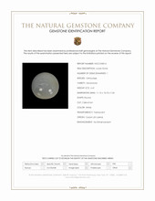 6.41 Ct. Cabochon Moonstone from Ceylon (Sri Lanka) Scan Report