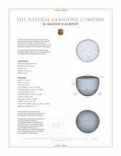 10.73 Ct. Cabochon Moonstone from Ceylon (Sri Lanka) 3 D Scan Report