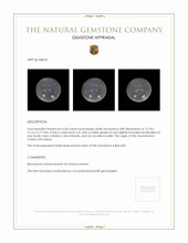 6.00 Ct. Cabochon Moonstone from Ceylon (Sri Lanka) Appraisal