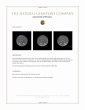 6.00 Ct. Cabochon Moonstone from Ceylon (Sri Lanka) Appraisal