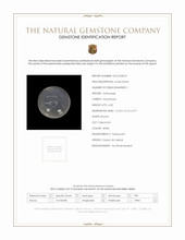 6.00 Ct. Cabochon Moonstone from Ceylon (Sri Lanka) Scan Report