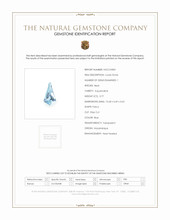 0.77 Ct. Aquamarine from Mozambique Scan Report