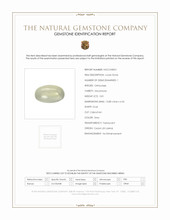 5.81 Ct. Grey Cabochon Moonstone from Ceylon (Sri Lanka) Scan Report