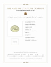 7.45 Ct. Cabochon Moonstone from Ceylon (Sri Lanka) Scan Report