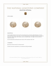 5.09 Ct. Cabochon Moonstone from Ceylon (Sri Lanka) Appraisal