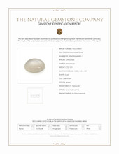 5.01 Ct. Grey Cabochon Moonstone from Ceylon (Sri Lanka) Scan Report