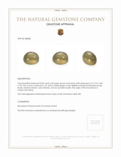 8.30 Ct. Cabochon Moonstone from Ceylon (Sri Lanka) Appraisal