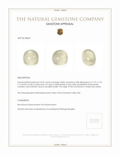 10.25 Ct. Grey Cabochon Moonstone from Ceylon (Sri Lanka) Appraisal