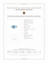 0.83 Ct. Aquamarine from Mozambique Scan Report