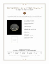 8.36 Ct. White Cabochon Moonstone from Ceylon (Sri Lanka) Scan Report