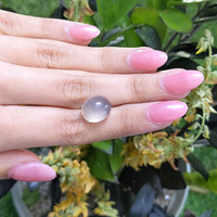 8.36 Ct. Cabochon Moonstone from Ceylon (Sri Lanka) Life Style