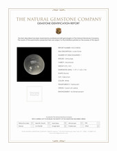 8.01 Ct. Cabochon Moonstone from Ceylon (Sri Lanka) Scan Report