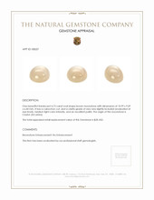 4.73 Ct. Cabochon Moonstone from Ceylon (Sri Lanka) Appraisal