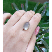 9.66 Ct. Cabochon Moonstone from Ceylon (Sri Lanka) Life Style