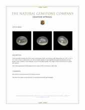 8.69 Ct. Cabochon Moonstone from Ceylon (Sri Lanka) Appraisal