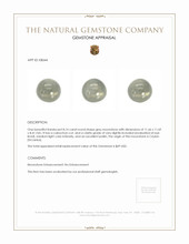 8.14 Ct. Grey Cabochon Moonstone from Ceylon (Sri Lanka) Appraisal