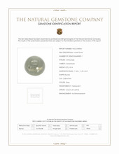 8.14 Ct. Cabochon Moonstone from Ceylon (Sri Lanka) Scan Report
