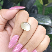 10.79 Ct. Cabochon Moonstone from Ceylon (Sri Lanka) Life Style