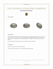 8.78 Ct. Cabochon Moonstone from Ceylon (Sri Lanka) Appraisal