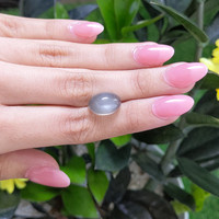 8.78 Ct. Cabochon Moonstone from Ceylon (Sri Lanka) Life Style