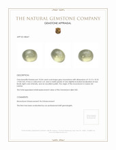 10.04 Ct. Grey Cabochon Moonstone from Ceylon (Sri Lanka) Appraisal