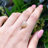 4.34 Ct. Cabochon Moonstone from Ceylon (Sri Lanka) Life Style