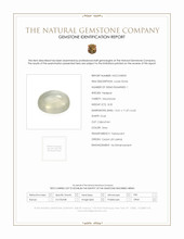 8.32 Ct. Cabochon Moonstone from Ceylon (Sri Lanka) Scan Report