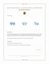 1.44 Ct. Aquamarine from Mozambique Appraisal