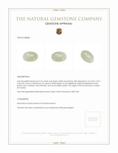 6.55 Ct. Cabochon Moonstone from Ceylon (Sri Lanka) Appraisal