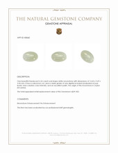 6.55 Ct. Cabochon Moonstone from Ceylon (Sri Lanka) Appraisal