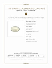 7.16 Ct. White Cabochon Moonstone from Ceylon (Sri Lanka) Scan Report