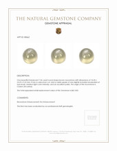 7.06 Ct. Cabochon Moonstone from Ceylon (Sri Lanka) Appraisal