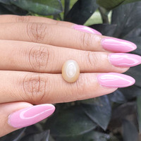 4.49 Ct. Cabochon Moonstone from Ceylon (Sri Lanka) Life Style