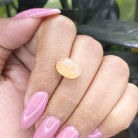 5.51 Ct. Cabochon Moonstone from Ceylon (Sri Lanka) Life Style