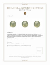 10.40 Ct. Grey Cabochon Moonstone from Ceylon (Sri Lanka) Appraisal