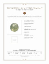 10.40 Ct. Cabochon Moonstone from Ceylon (Sri Lanka) Scan Report