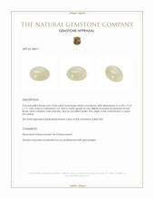 10.00 Ct. Cabochon Moonstone from Ceylon (Sri Lanka) Appraisal