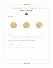 7.15 Ct. Cabochon Moonstone from Ceylon (Sri Lanka) Appraisal